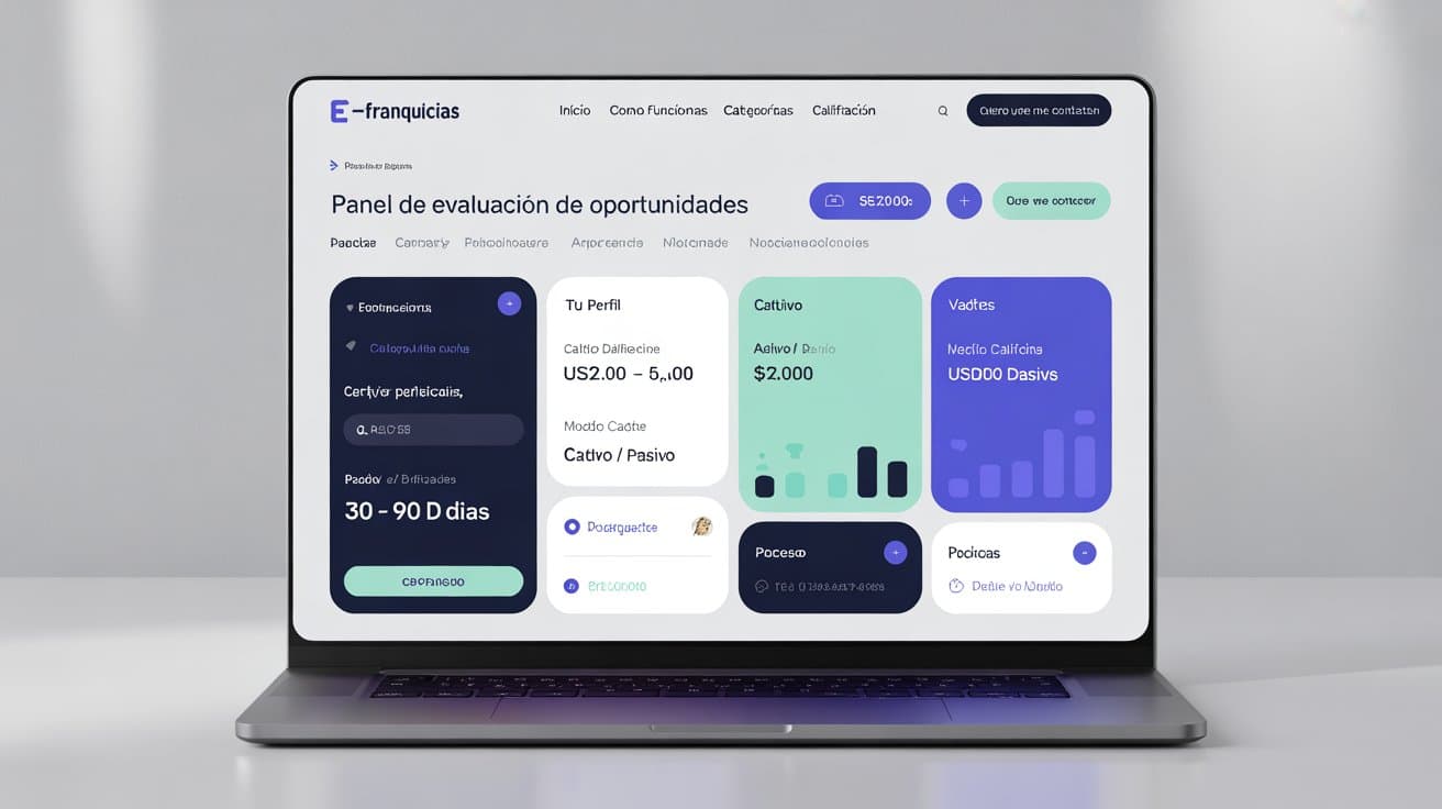 Panel de analisis de oportunidades de franquicia